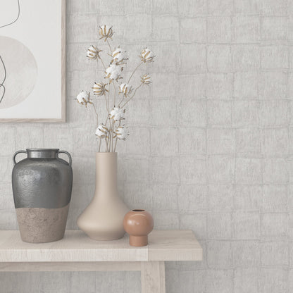 GALERIE WALLCOVERINGS Eden    Silver - Grey   - EN3396814