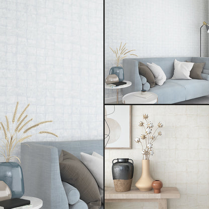GALERIE WALLCOVERINGS Eden    Silver - Grey   - EN3396914