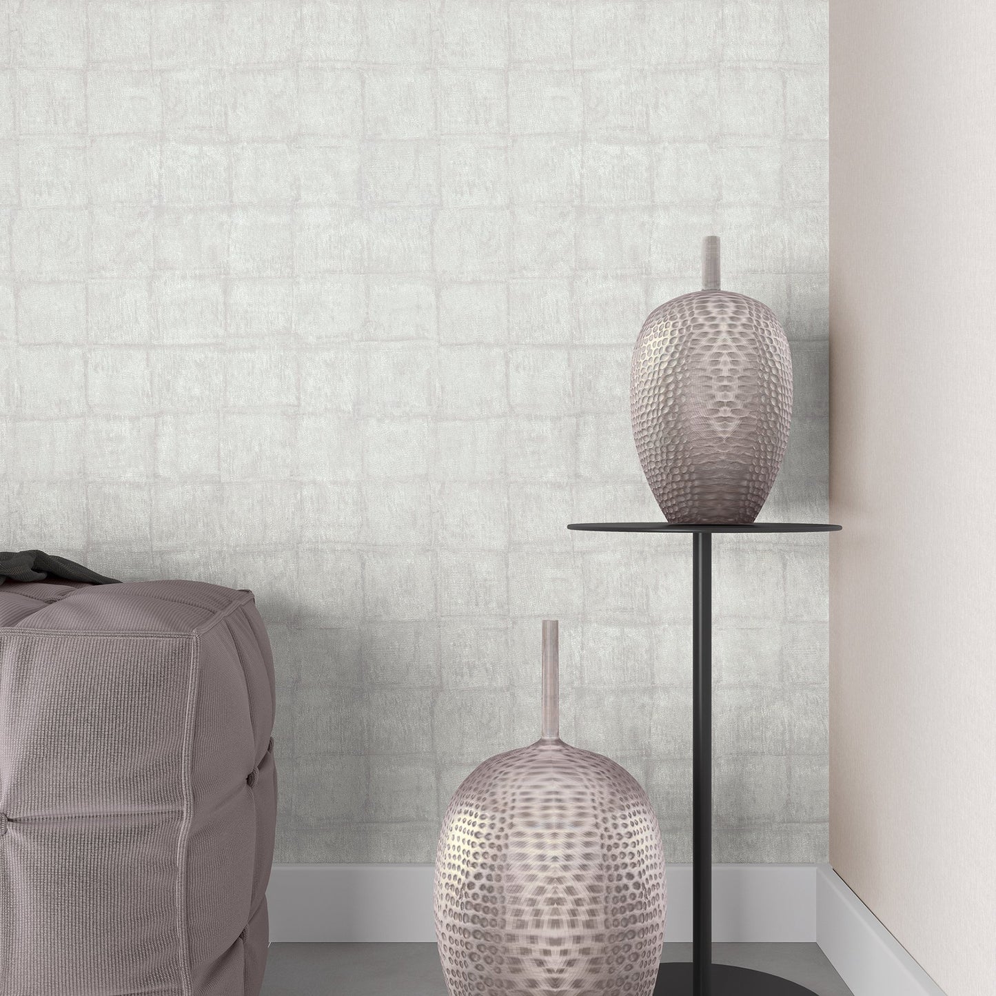 GALERIE WALLCOVERINGS Eden    Silver - Grey   - EN3397014
