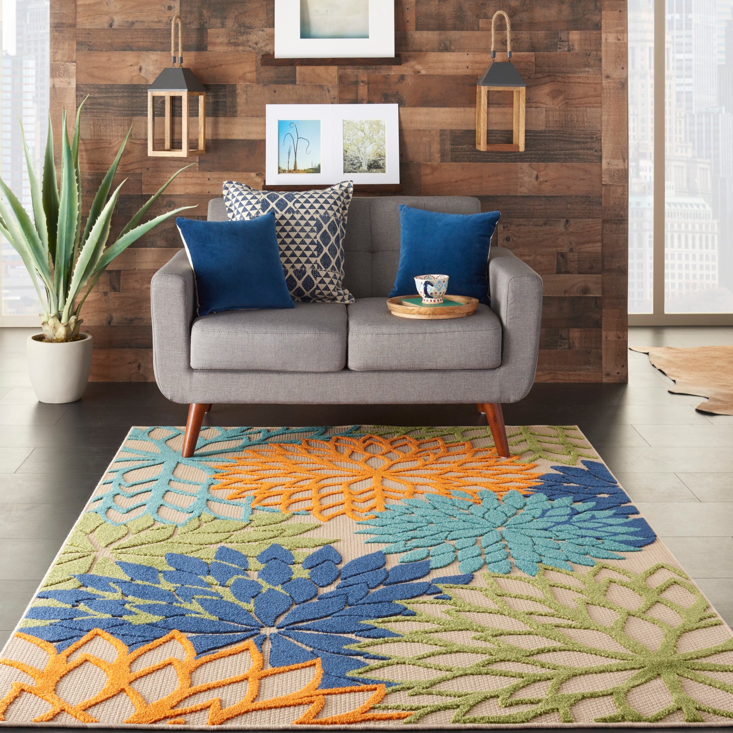 Nourison Rugs Nourison Home   Tropical 5' X 8'    - 099446242723