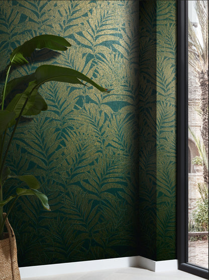GALERIE WALLCOVERINGS Hotel    Green   - 34007