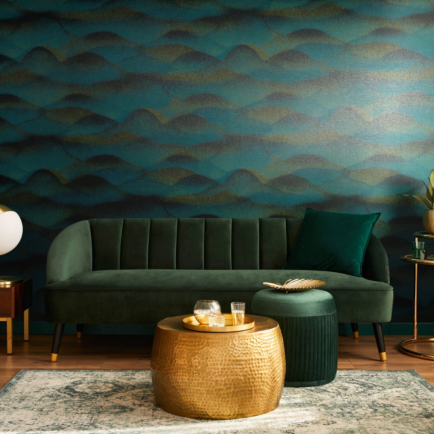 GALERIE WALLCOVERINGS Hotel    Blue   - 34018