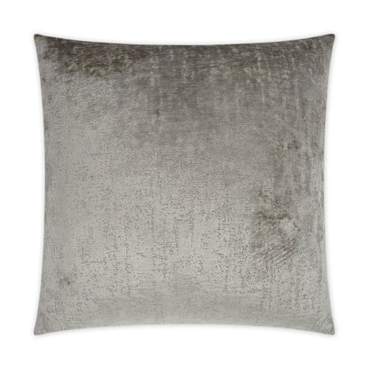 Ash solid square throw pillow, 24x24 inches, decorative accent.
