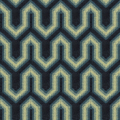 KRAVET DESIGN  GEOMETRIC DARK BLUE,LIGHT BLUE,BEIGE   - 34034.516.0