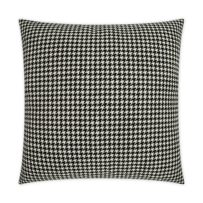 D.V. KAP HOME   24" x 24" Houndstooth Pillow Traditional    - 3405-2424