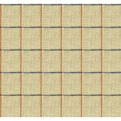 KRAVET BASICS WEAVE  BLUE,BEIGE,RUST   - 34085.516.0