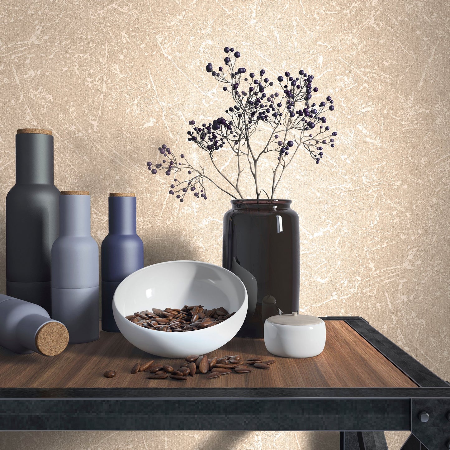GALERIE WALLCOVERINGS The New Textures    Bronze - Brown   - NT34154
