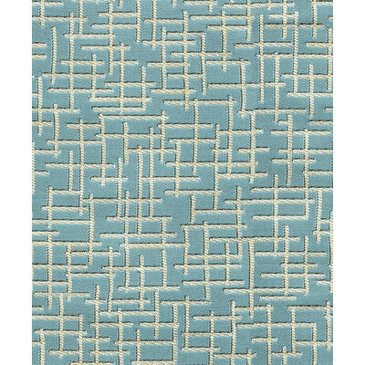 KRAVET DESIGN  SMALL SCALE TEAL,BLUE,IVORY   - 34156.35.0