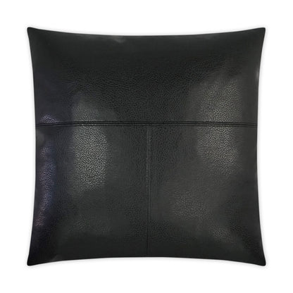 D.V. KAP HOME   24" x 24" Rodeo Pillow - Black Solid, Western Chic    - 3417-B-2424