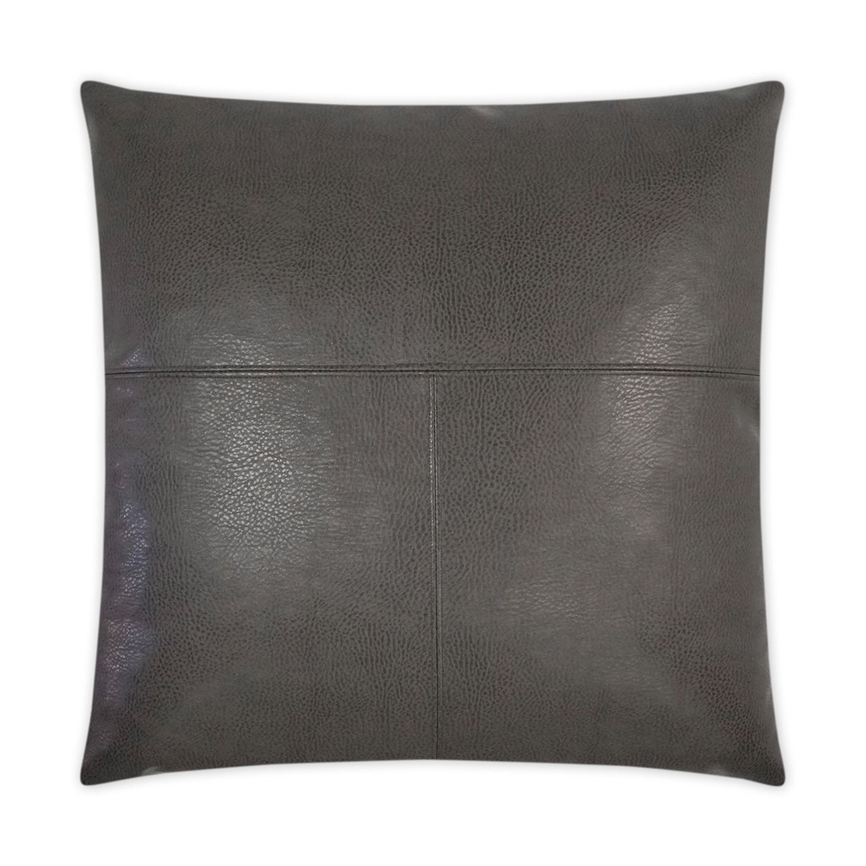 D.V. KAP HOME   24" x 24" Rodeo Pillow - Grey Solid, Western Chic    - 3417-G-2424