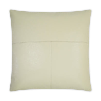 D.V. KAP HOME   24" x 24" Rodeo Pillow - Ivory Solid, Western Chic    - 3417-I-2424