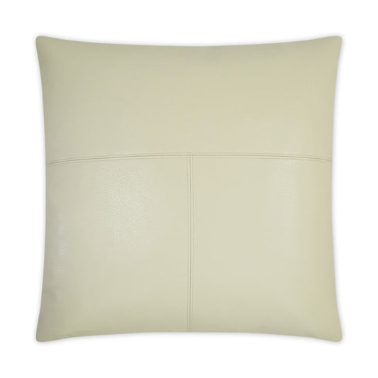 D.V. KAP HOME   24" x 24" Rodeo Pillow - Ivory Solid, Western Chic    - 3417-I-2424