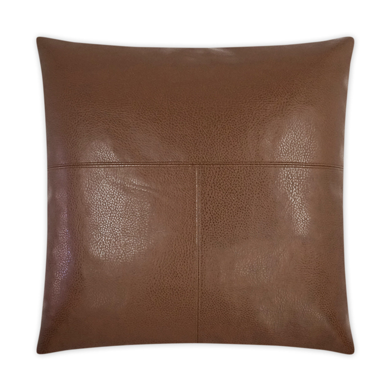 D.V. KAP HOME   24" x 24" Rodeo Pillow - Saddle Solid, Western Chic    - 3417-S-2424
