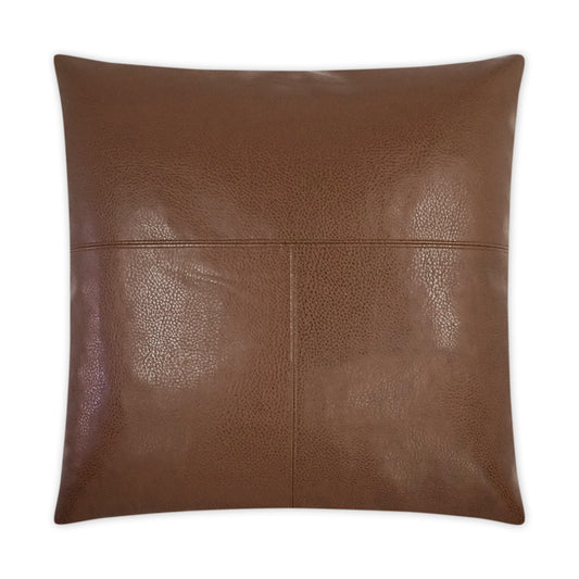 D.V. KAP HOME   24" x 24" Rodeo Pillow - Saddle Solid, Western Chic    - 3417-S-2424