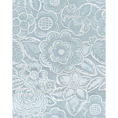 KRAVET DESIGN  BOTANICAL & FLORAL LIGHT BLUE,IVORY,   - 34170.1516.0