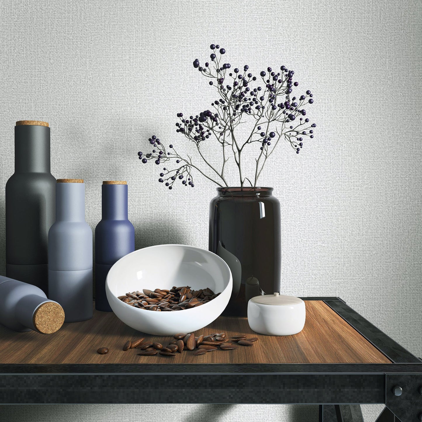 GALERIE WALLCOVERINGS Loft 2    Silver - Grey   - 34172