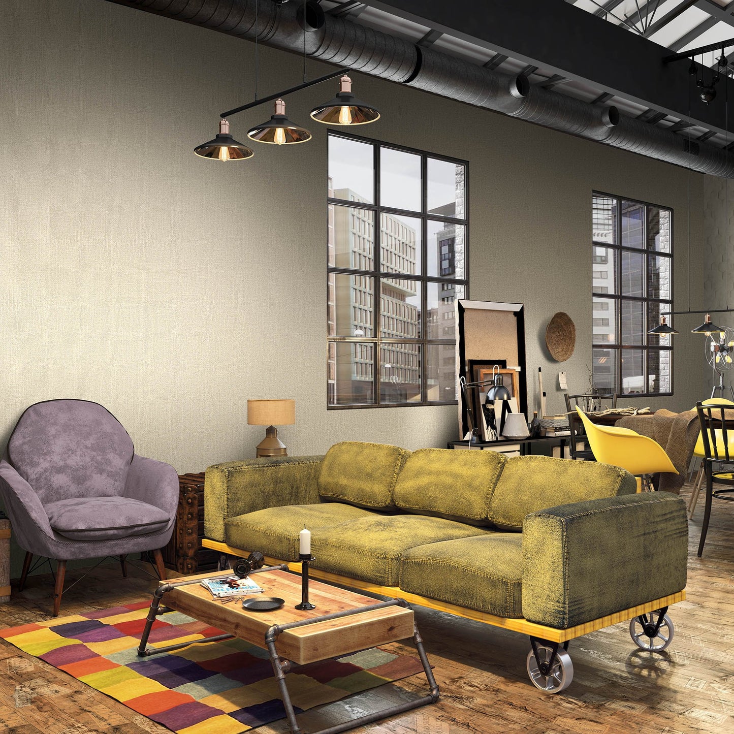 GALERIE WALLCOVERINGS Loft 2    Beige   - 34175