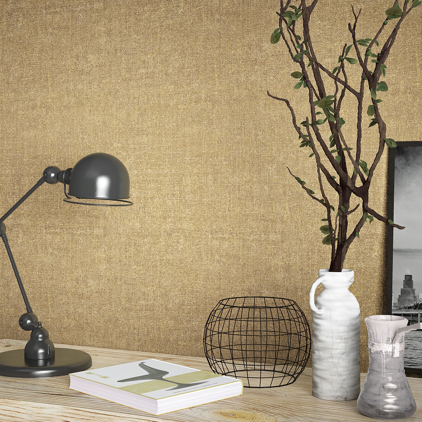 GALERIE WALLCOVERINGS Loft 2    Bronze - Brown   - 34178