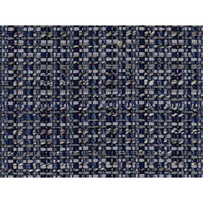 KRAVET DESIGN  TEXTURE DARK BLUE,SILVER,GREY   - 34210.511.0