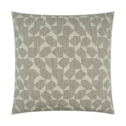 D.V. KAP HOME   24" x 24" Explorer Pillow - Taupe Modern, Geometric    - 3422-T-2424