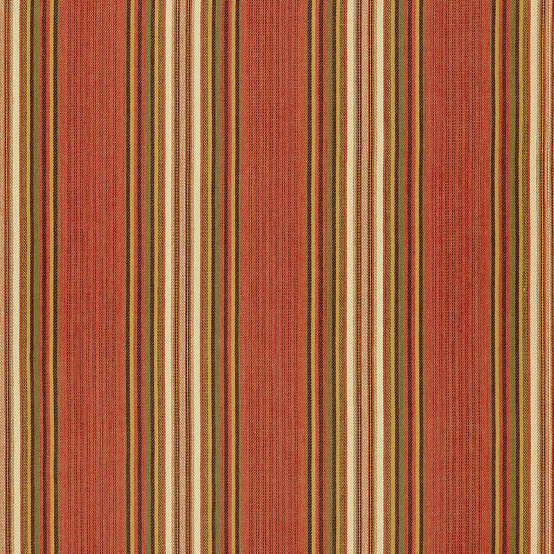 SCHUMACHER  Chroma HAMEL STRIPE PATTERN WOVENS PATTERN WOVENS BRICK   - 3422003