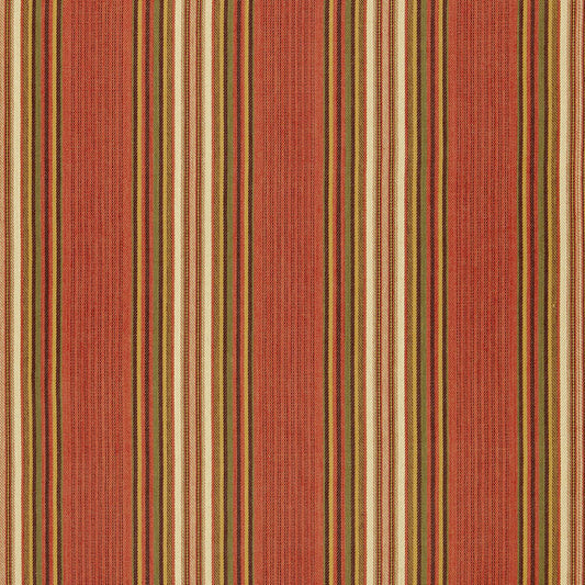SCHUMACHER  Chroma HAMEL STRIPE PATTERN WOVENS PATTERN WOVENS BRICK   - 3422003
