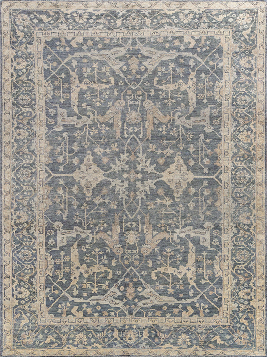 EXQUISITE RUGS   Antique Weave Oushak Indoor Hand Knotted    - 3422-6'X9'