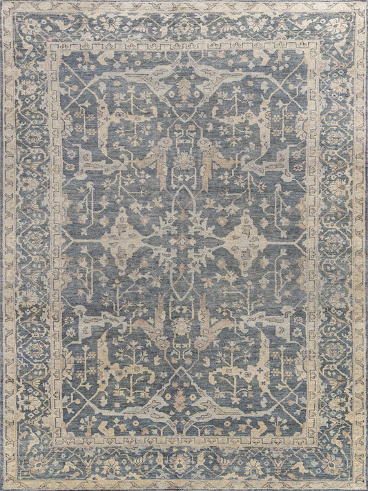 EXQUISITE RUGS   Hand-Knotted Rectangle    - 3422-9'X12'