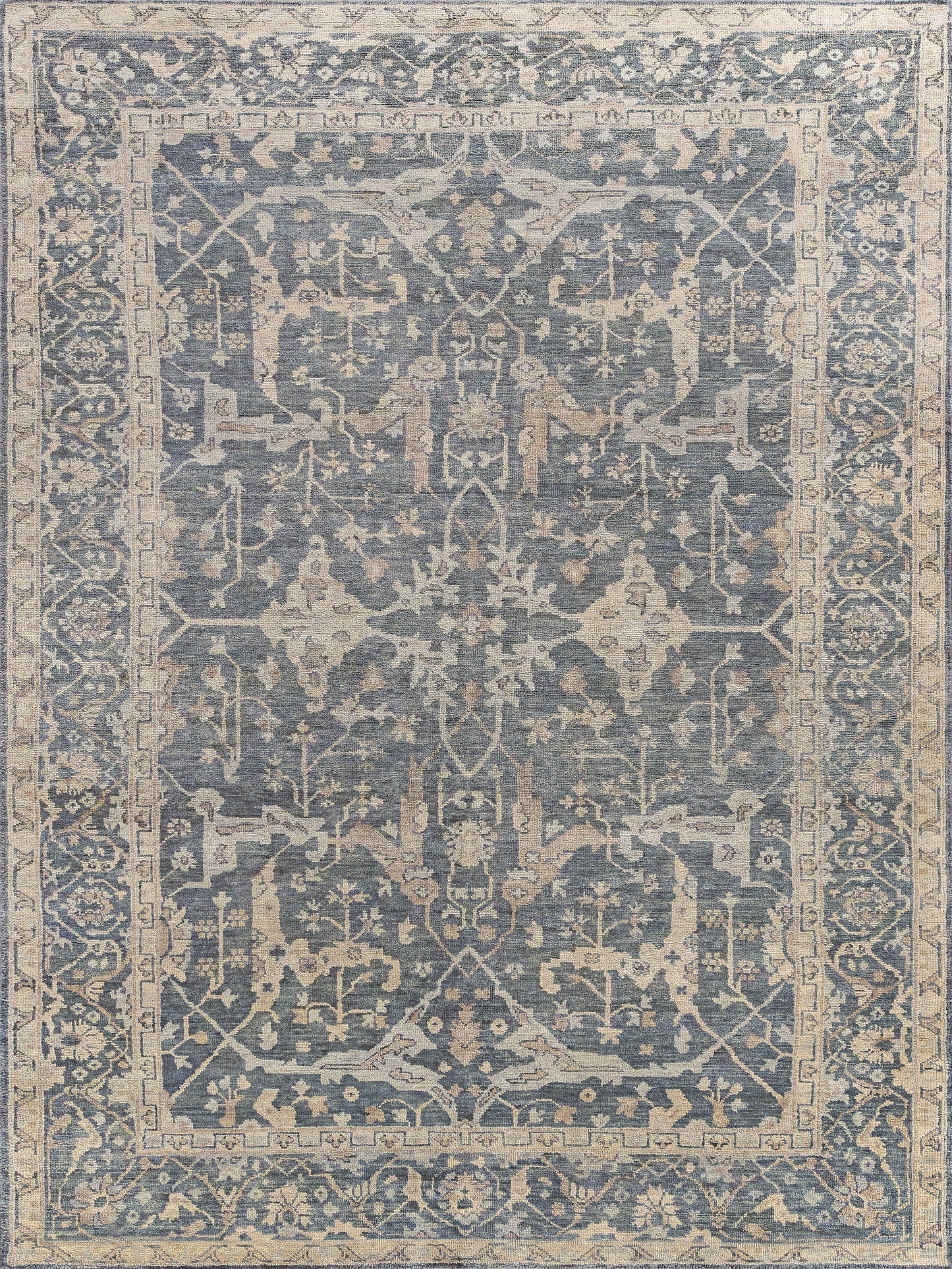 EXQUISITE RUGS   Antique Weave Oushak Indoor Hand Knotted    - 3422-10'X14'