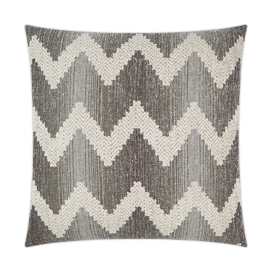 D.V. KAP HOME   24" x 24" Olenna Pillow Chevron    - 3424-2424