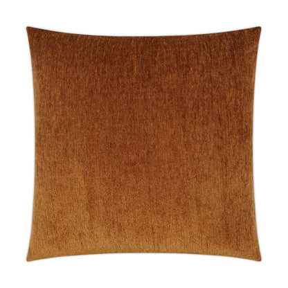 Square spice solid velvet pillow with plush textured fabric, decorative throw pillow for sofa.
