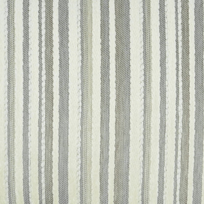 D.V. KAP HOME   24" x 24" Marisol Pillow - Taupe Stripes    - 3426-T-2424