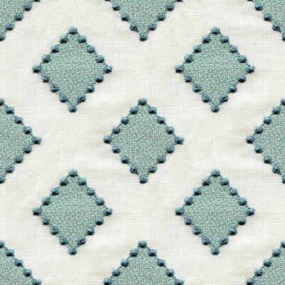 KRAVET BASICS EMBROIDERY  BEIGE,LIGHT BLUE,   - 34267.1516.0