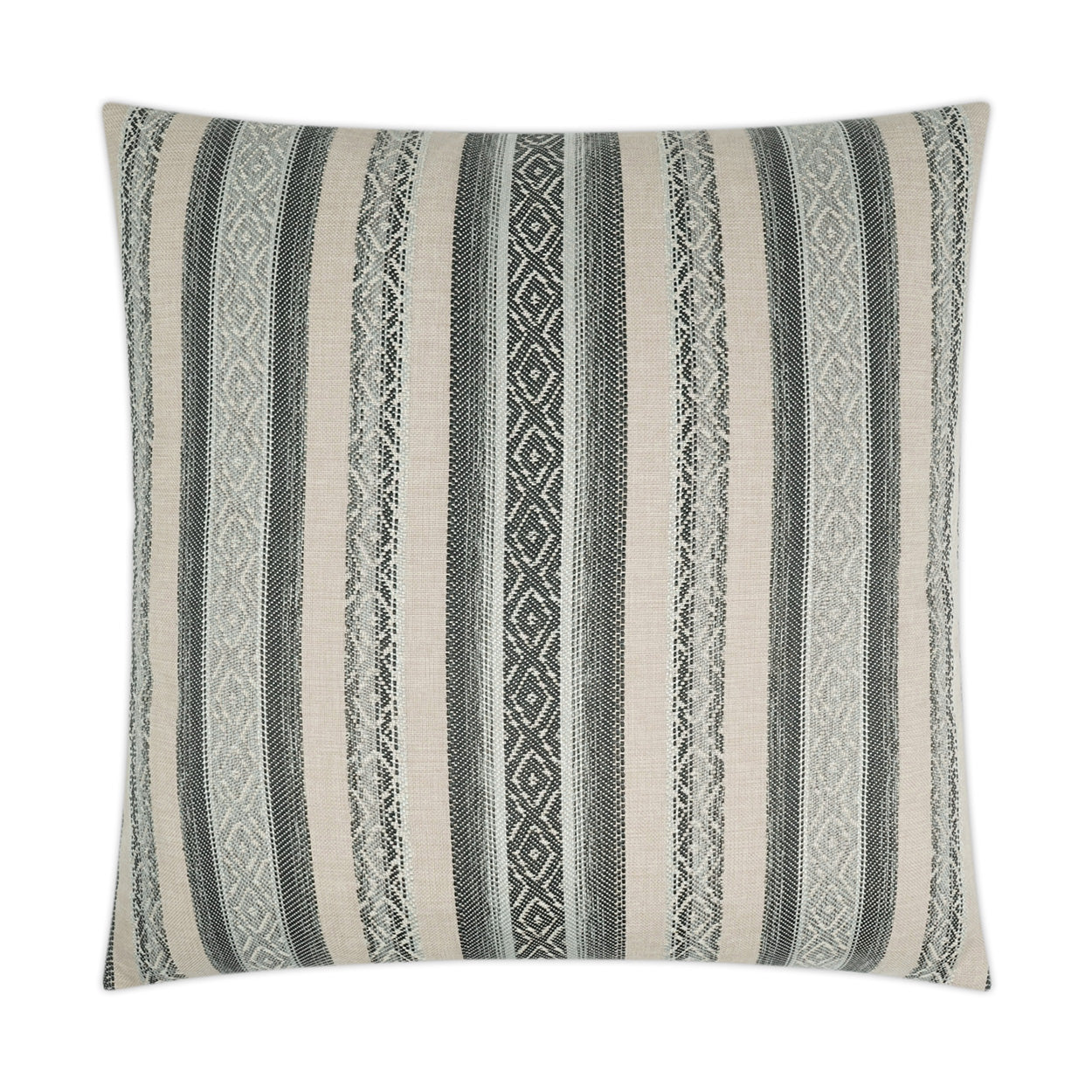 D.V. KAP HOME   24" x 24" Macaroon Pillow Western Chic, Stripes    - 3427-2424