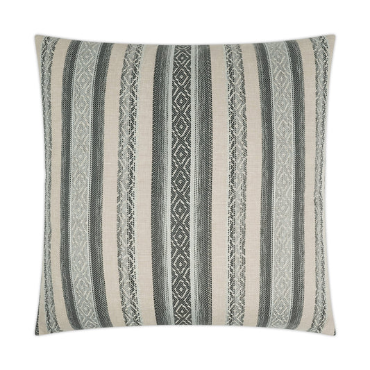 D.V. KAP HOME   24" x 24" Macaroon Pillow Western Chic, Stripes    - 3427-2424