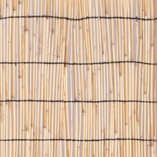 67" Natural And White Wood Folding Three Panel Screen Room Divider