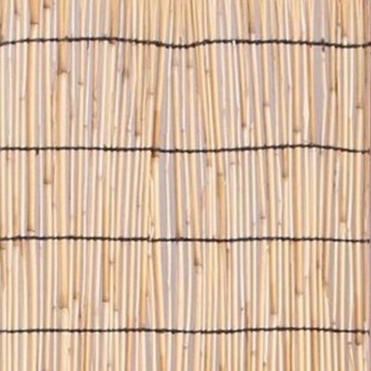 67" Natural And White Wood Folding Three Panel Screen Room Divider