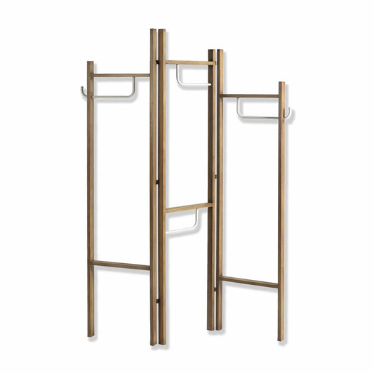 Contemporary Scandinavian Style Three Panel Room Divider Screen