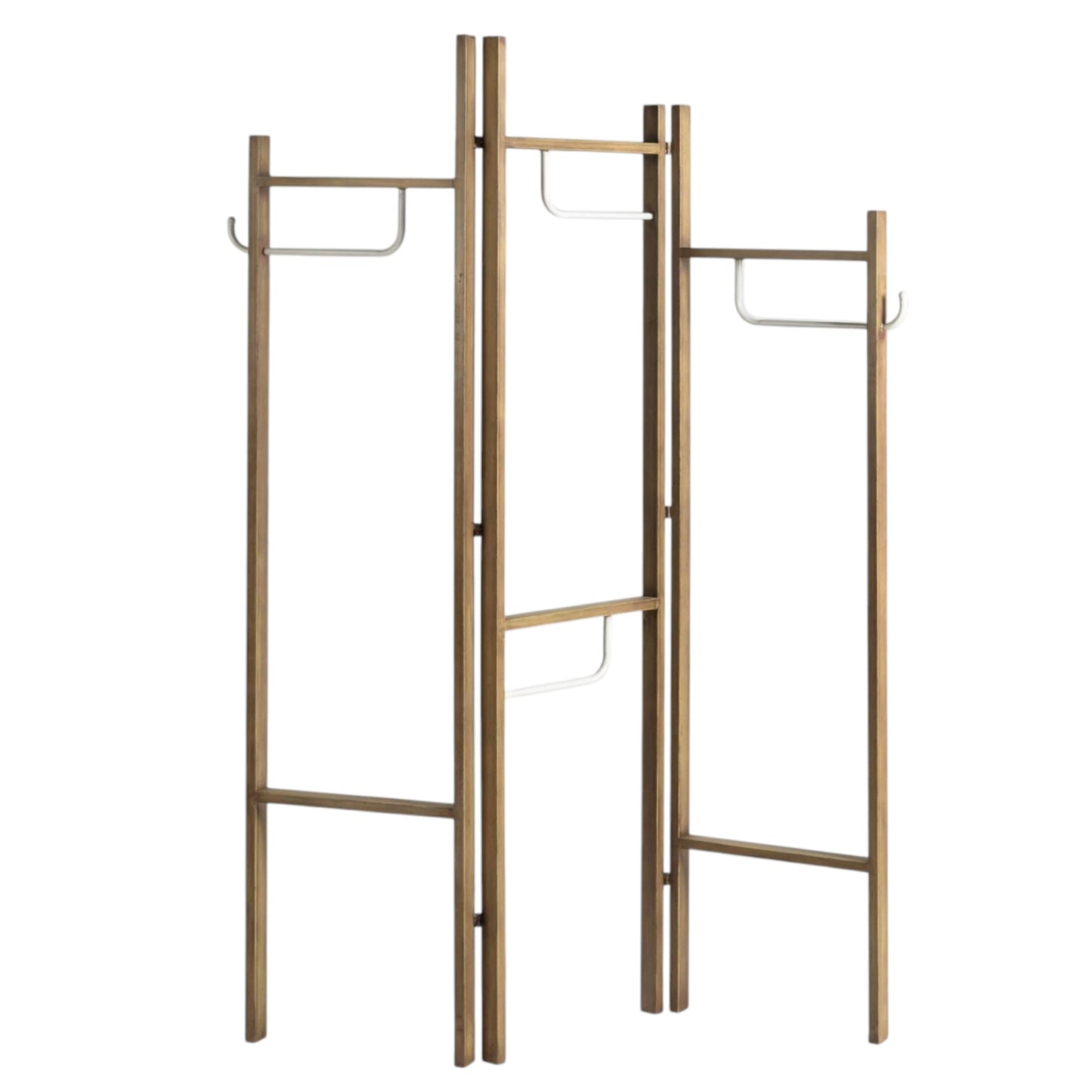 Contemporary Scandinavian Style Three Panel Room Divider Screen