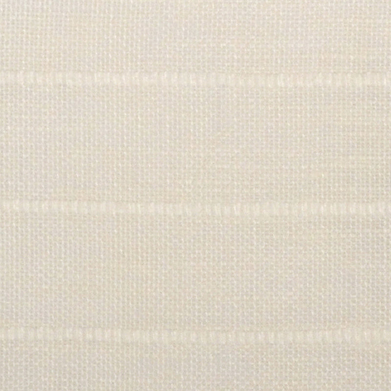 Cream-beige woven fabric with subtle horizontal ribbing and a textured textile look, suitable for upholstery or drapery.