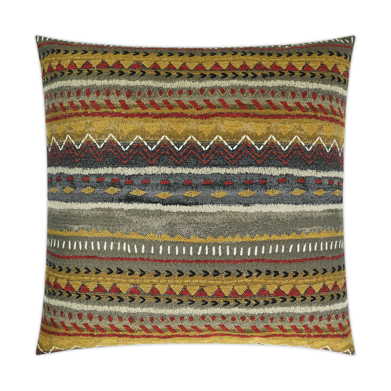 D.V. KAP HOME   24" x 24" Crafting Pillow - Copper Western Chic, Global    - 3431-C-2424