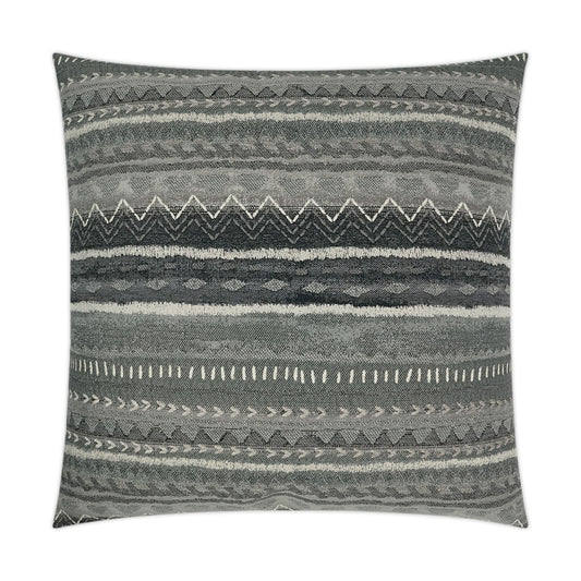 D.V. KAP HOME   24" x 24" Crafting Pillow - Smoke Western Chic, Global    - 3431-S-2424