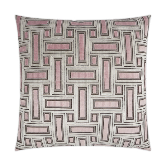 D.V. KAP HOME   24" x 24" Brix Pillow - Bella Transitional, Geometric    - 3433-B-2424