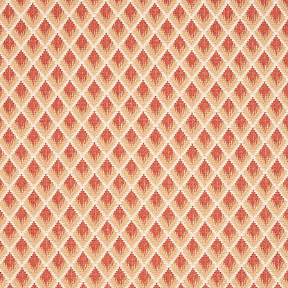 SCHUMACHER  ESSENTIALS: SMALL-SCALE UPHOLSTERY HAMMERICK DIAMOND PATTERN WOVENS PATTERN WOVENS CLAY   - 3434001