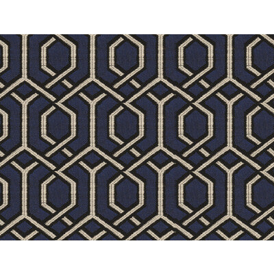 KRAVET SMART  GEOMETRIC DARK BLUE,ESPRESSO,IVORY   - 34352.516.0