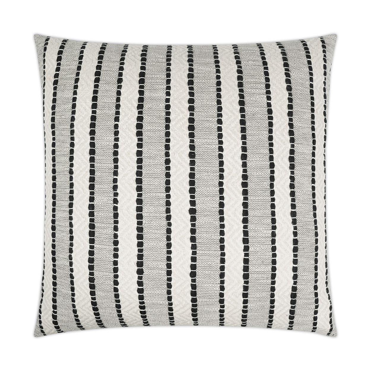 D.V. KAP HOME   24" x 24" Inca Trail Pillow - Domino Global, Stripes    - 3437-D-2424