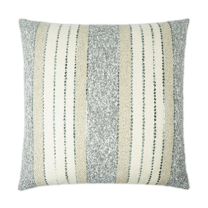 D.V. KAP HOME   24" x 24" Woven Path Pillow Western Chic, Farmhouse, Stripes    - 3439-2424