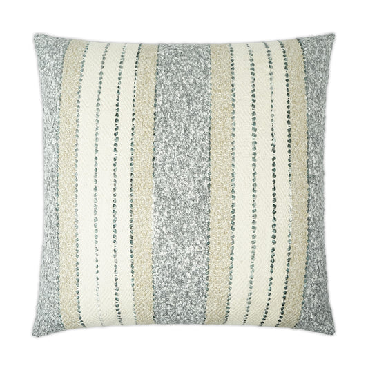 D.V. KAP HOME   24" x 24" Woven Path Pillow Western Chic, Farmhouse, Stripes    - 3439-2424