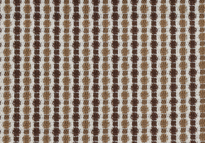 18" X 18" Blue and White Polyester Striped Zippered Pillow