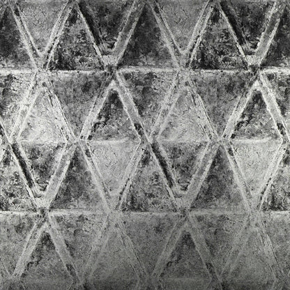 D.V. KAP HOME   24" x 24" Scheme Pillow - Black Glam, Modern, Geometric    - 3444-B-2424